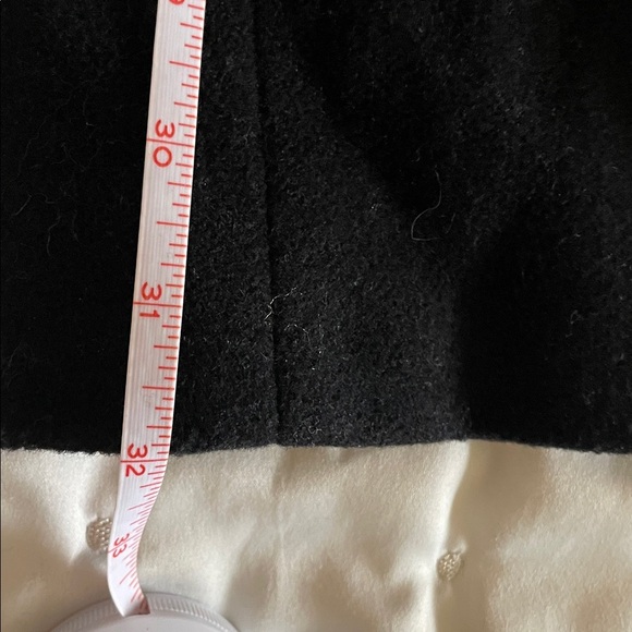 Calvin Klein black wool pea coat sz 10 - Picture 8 of 8